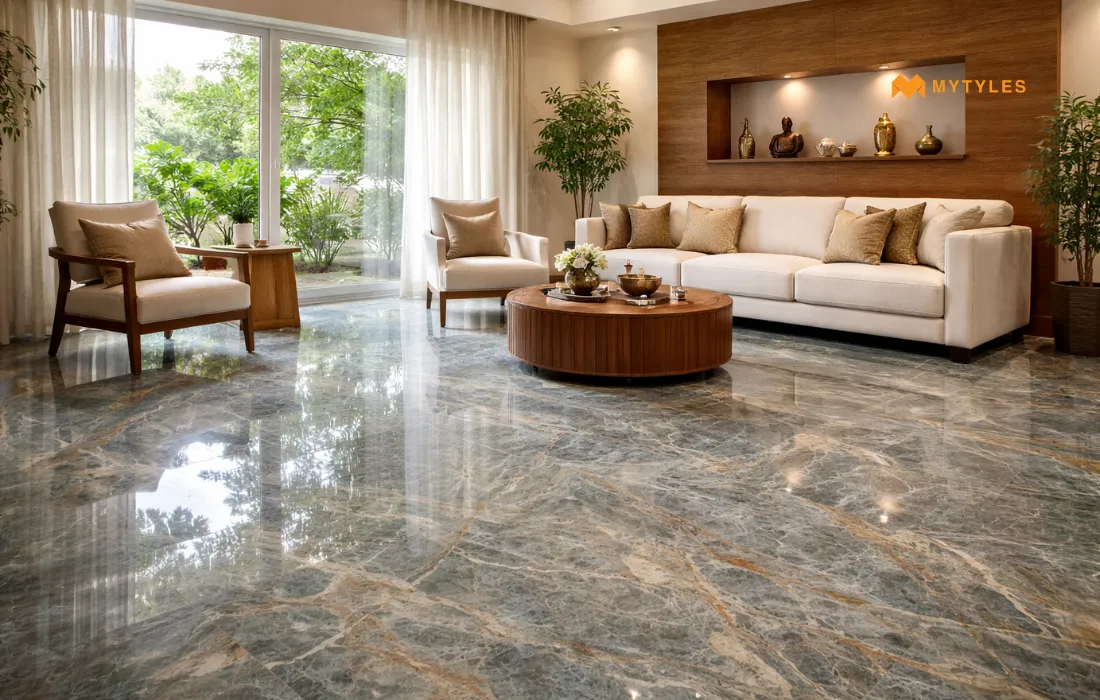 Vitrified Tile in Living Room (2)